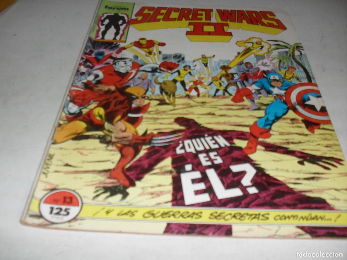 Comics: SECRET WARS N&ordm; 13,CON PUBLICIDAD JUGUETES SECRET WARS,CON ESTELA PLATEADA,DE 50.FORUM,1984