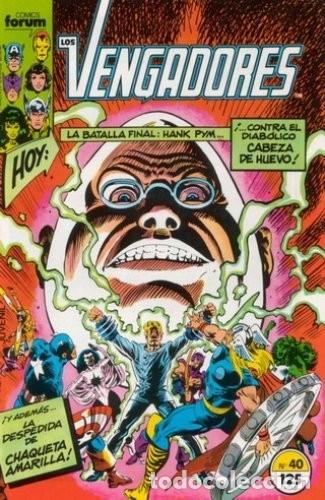 Comics: LOS VENGADORES VOLUMEN 1 NUMERO 40 FORUM. DE RETAPADO.