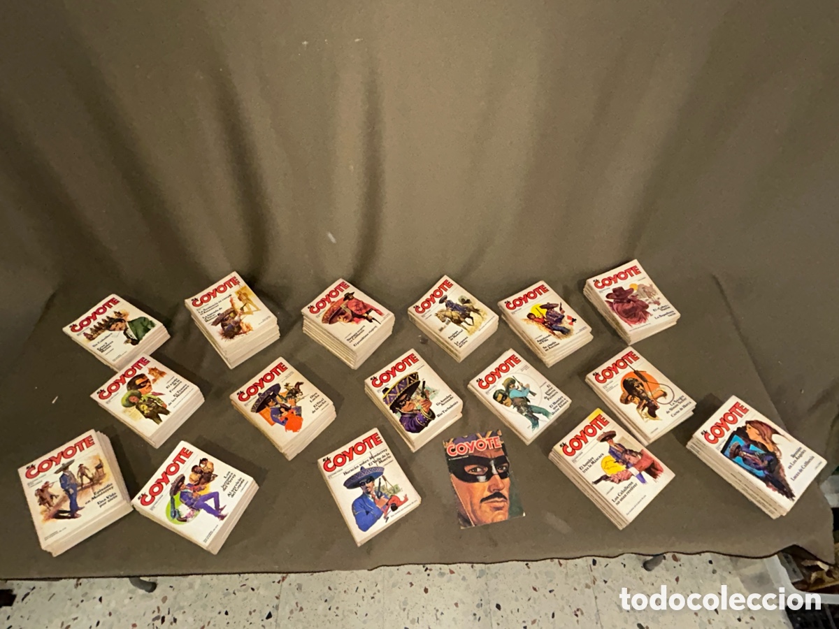 Comics : GRAN LOTE DE 99 N&Uacute;MEROS &ldquo;EL COYOTE&rdquo; EDICIONES F&Oacute;RUM DIFERENTES J.MALLORQUI *VER FOTOS*