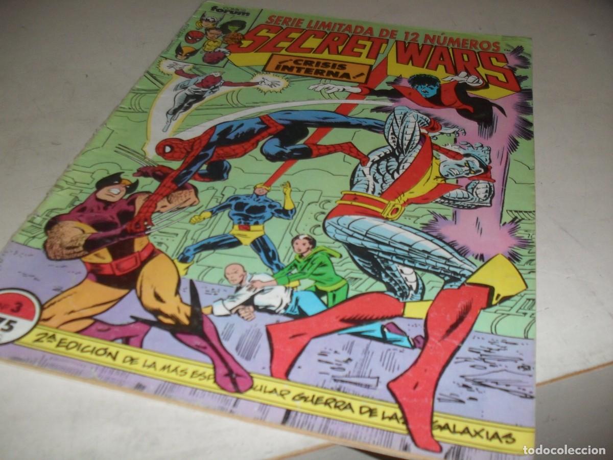 C&oacute;mics: SECRET WARS N&ordm; 3,CON PUBLICIDAD JUGUETES SECRET WARS,DE 50.FORUM,1984