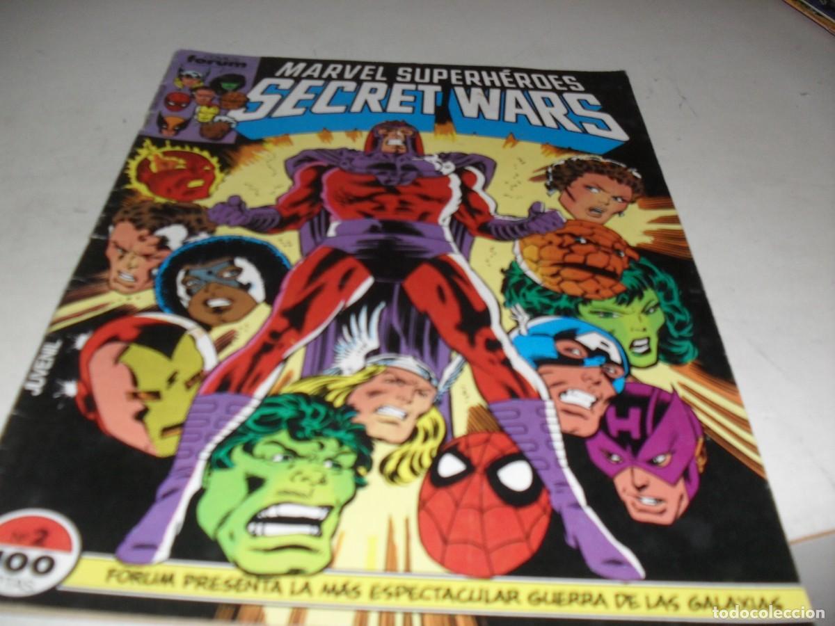 C&oacute;mics: SECRET WARS N&ordm; 2,PRIMEROS N&ordm;,CON PUBLICIDAD JUGUETES SECRET WARS,DE 50.FORUM,1984