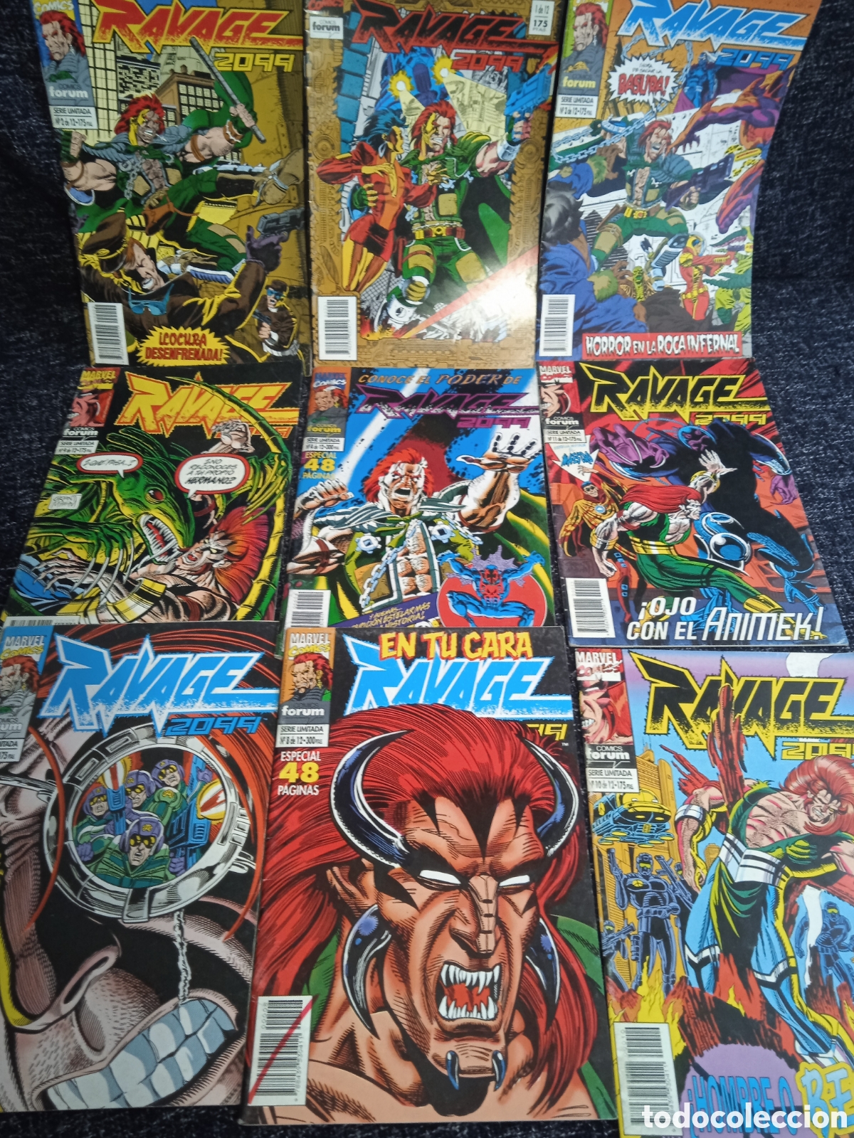 C&oacute;mics: RAVAGE 2099 LOTE DE 9 EJEMPLARES -ED. FORUM