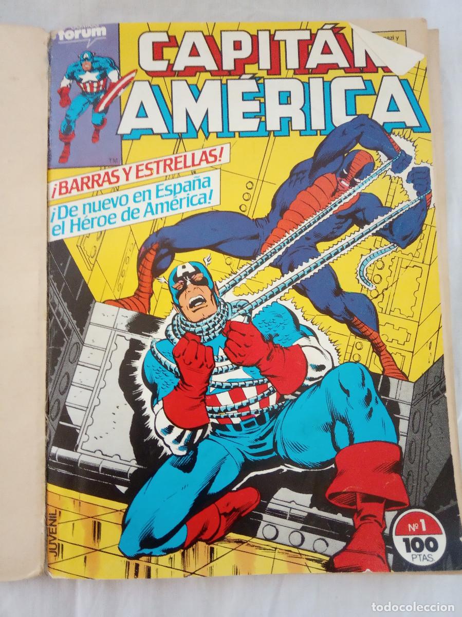 C&oacute;mics: Libro de 5 Comics del Capitan America - Marvel Comics Group &ndash; 1985 - Foto 6