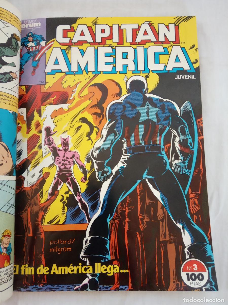 C&oacute;mics: Libro de 5 Comics del Capitan America - Marvel Comics Group &ndash; 1985 - Foto 8