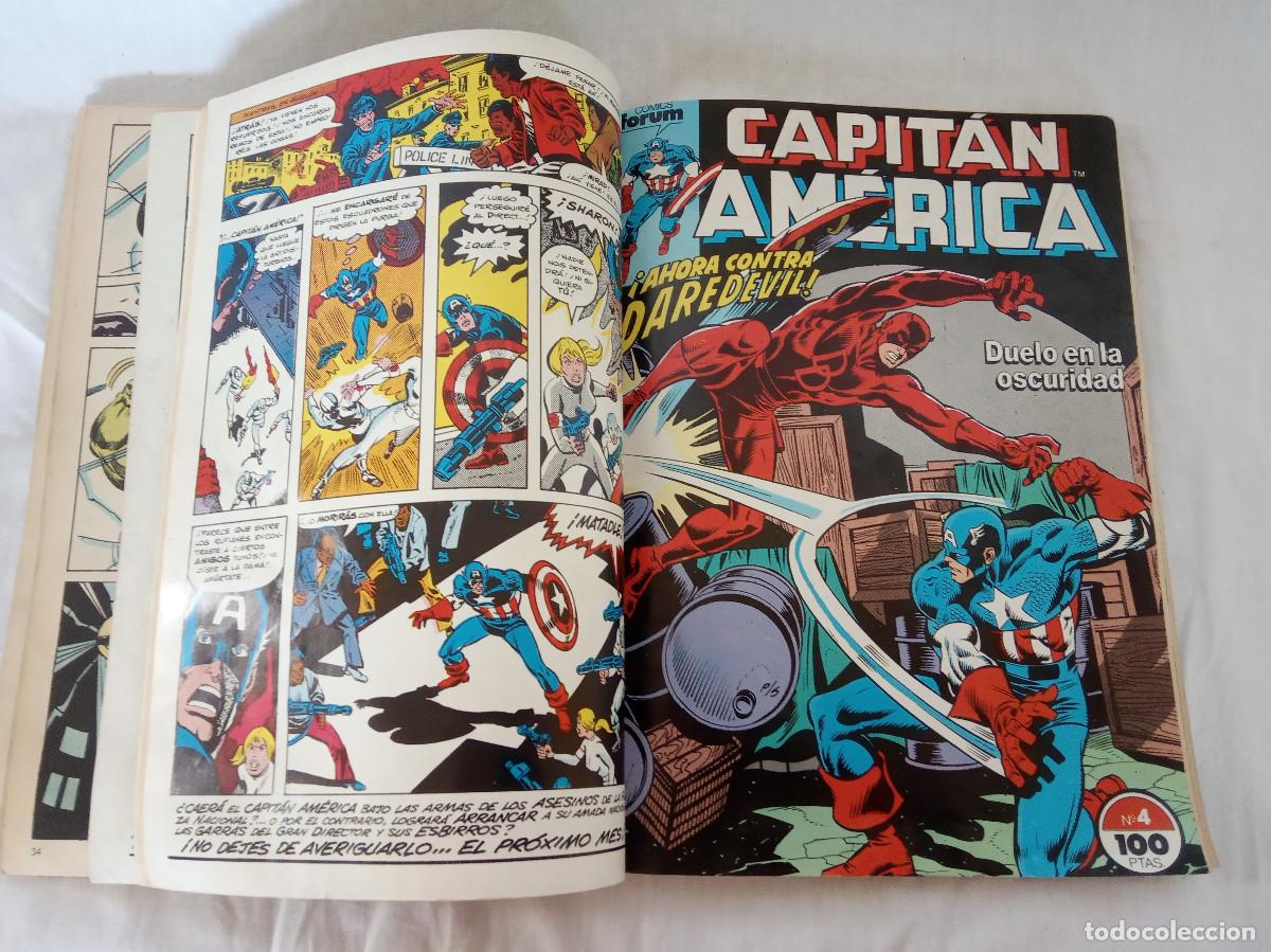 C&oacute;mics: Libro de 5 Comics del Capitan America - Marvel Comics Group &ndash; 1985 - Foto 9