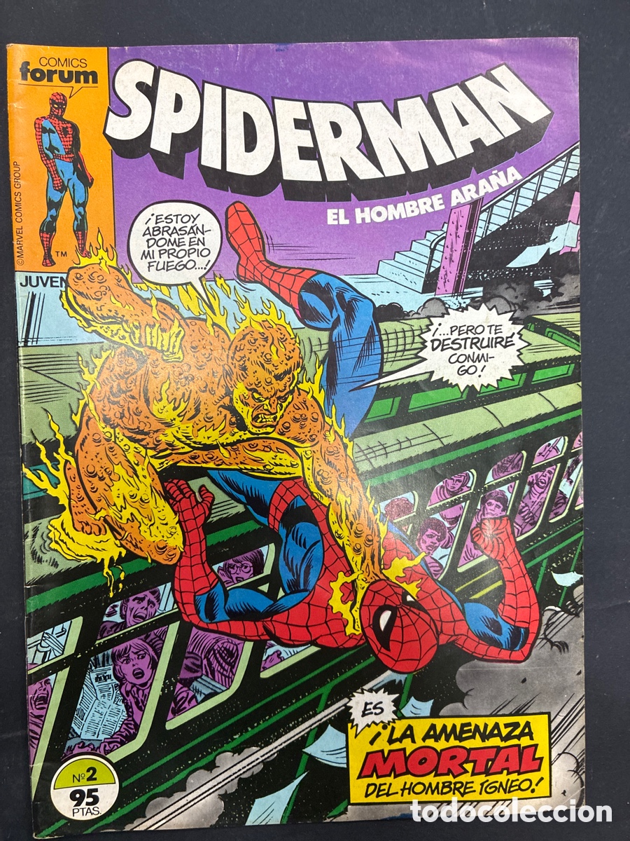 C&oacute;mics: COMIC SPIDERMAN VOL 1 N&ordm; 2 EDITORIAL FORUM - Foto 1