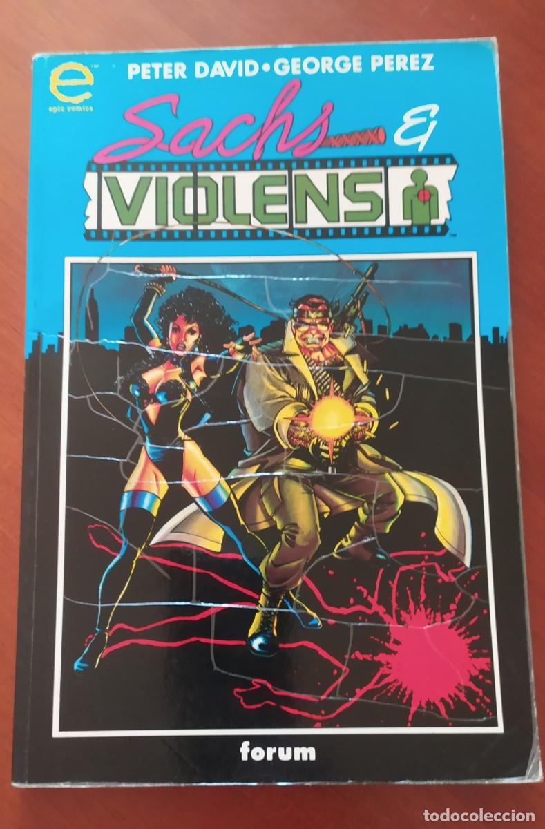 Comics: Sachs and violens. Forum. Tomo Peter David y George Perez. Epic comics