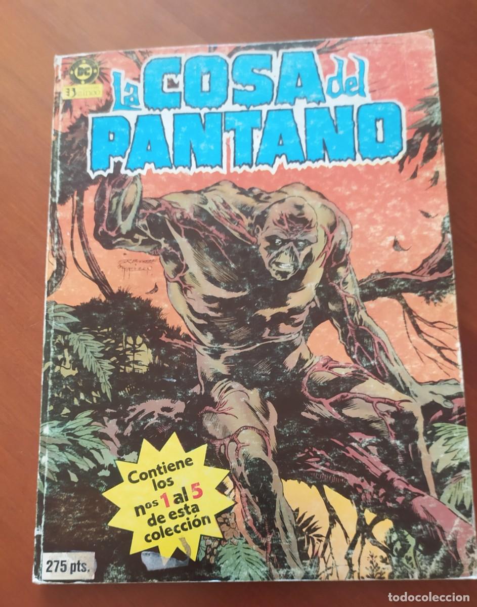Comics : La cosa del pantano. Retapado 1 al 5. A&ntilde;o 1984. Zinco editorial