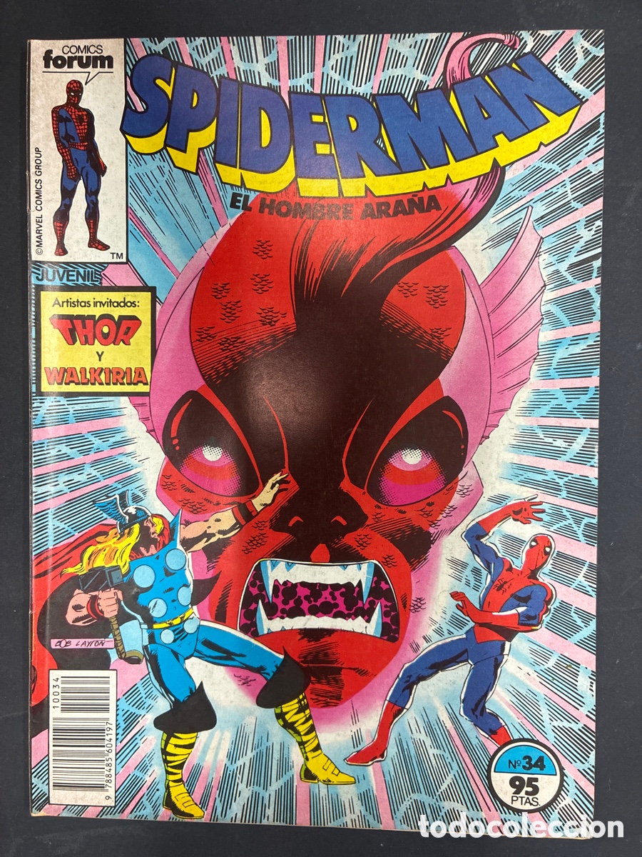 C&oacute;mics: COMIC SPIDERMAN VOL 1 N&ordm; 34 EDITORIAL FORUM - Foto 1