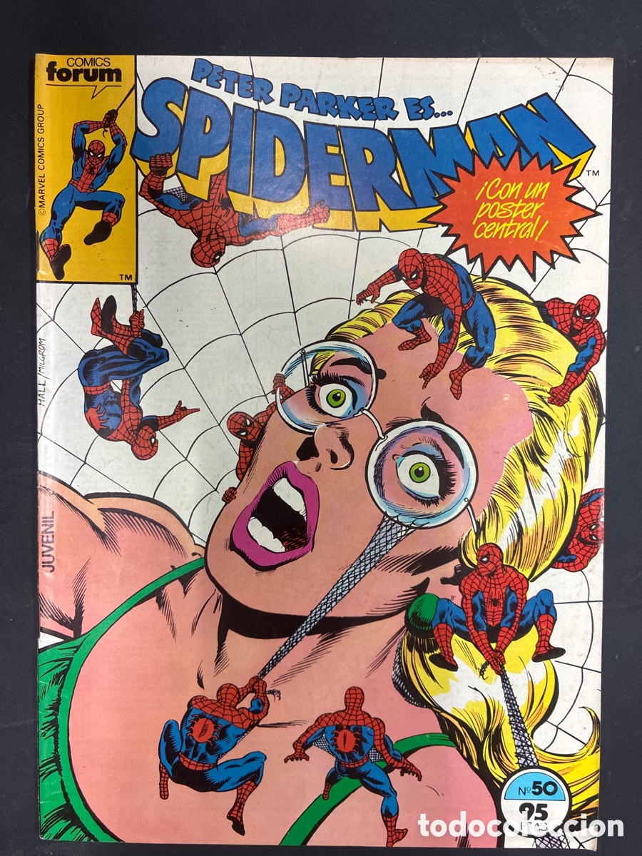 C&oacute;mics: COMIC SPIDERMAN VOL 1 N&ordm; 50 EDITORIAL FORUM CONTIENE EL POSTER - Foto 1