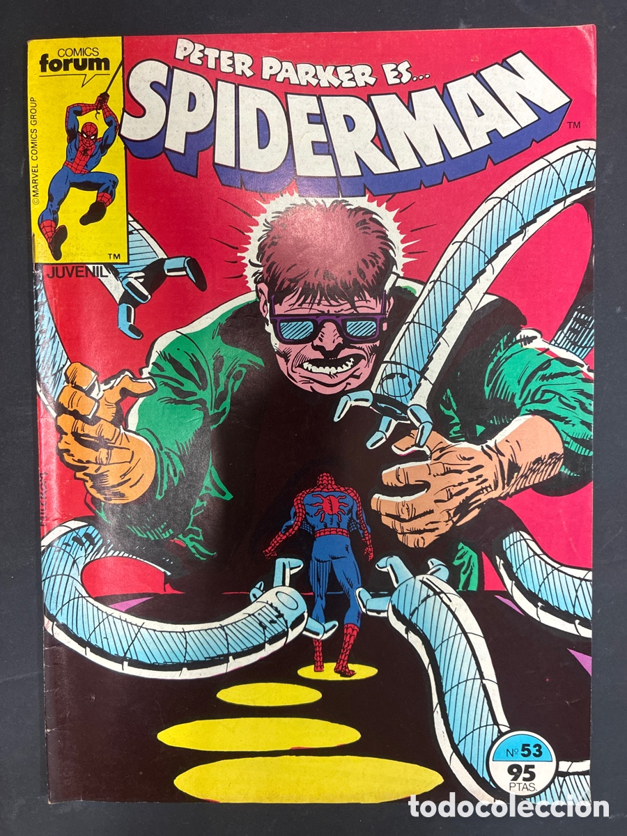 C&oacute;mics: COMIC SPIDERMAN VOL 1 N&ordm; 53 EDITORIAL FORUM CONTIENE EL POSTER - Foto 1