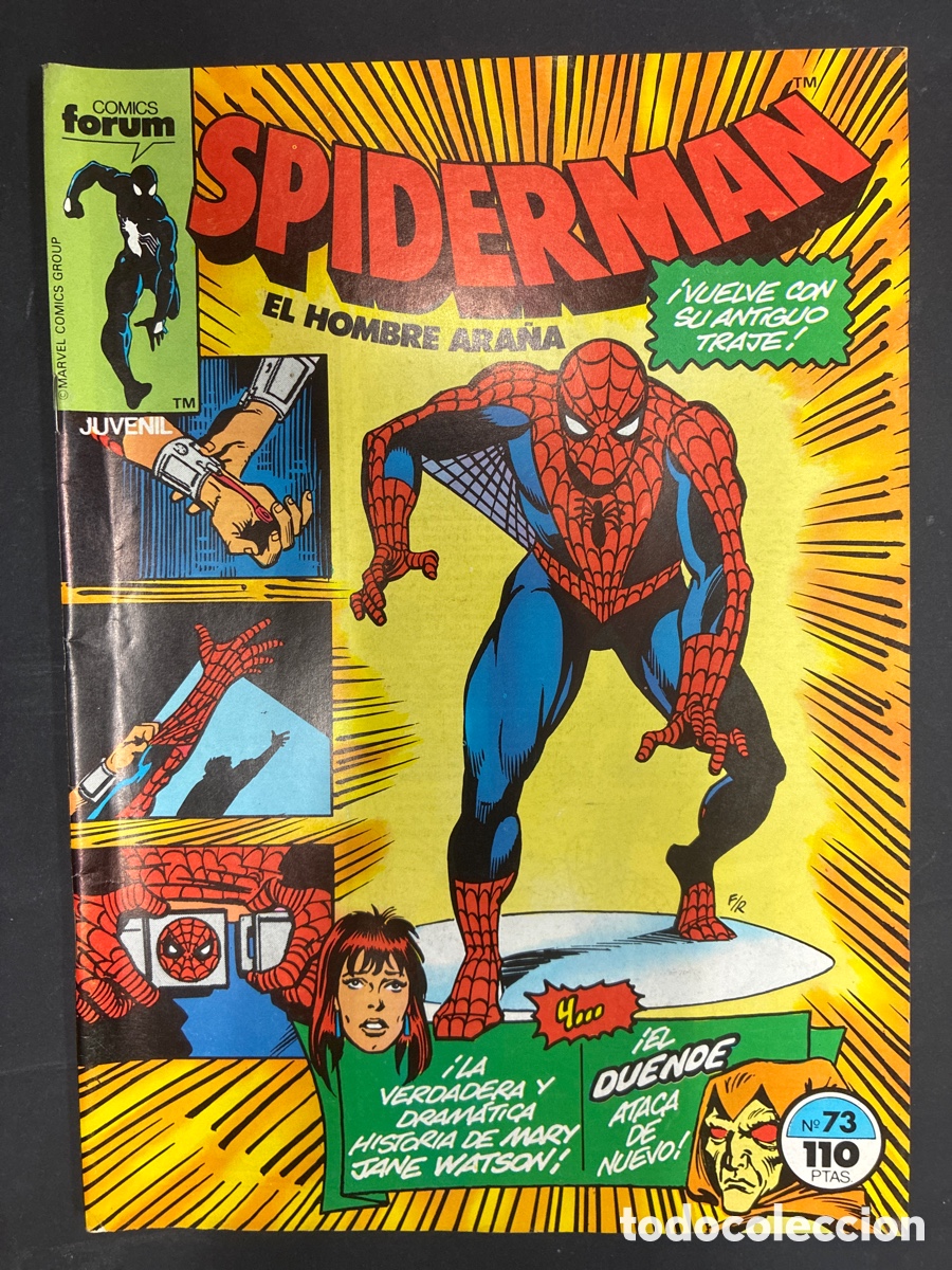 Comics: COMIC SPIDERMAN VOL 1 N&ordm; 73 EDITORIAL FORUM CONTIENE EL POSTER