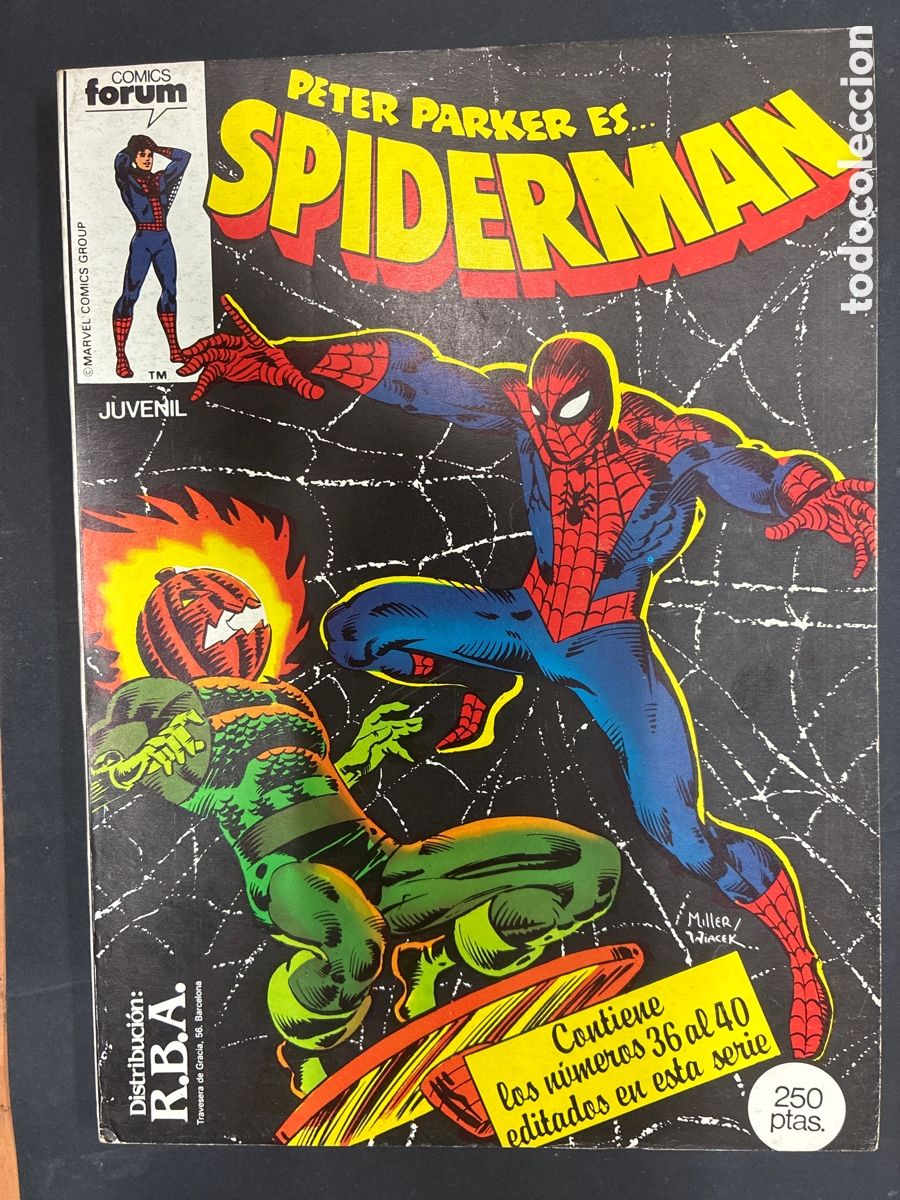 Comics: COMIC SPIDERMAN VOL 1 REPATAPADO CONTIENE DEL 36 AL 40 EDITORIAL FORUM