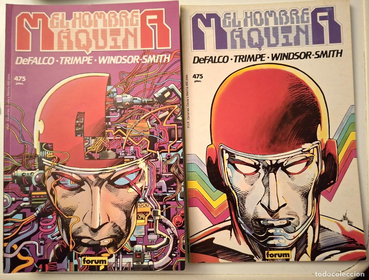 C&oacute;mics: El hombre m&aacute;quina - 2 ejemplares - Colecci&oacute;n Prestige n&uacute;meros 11 y 13 -
