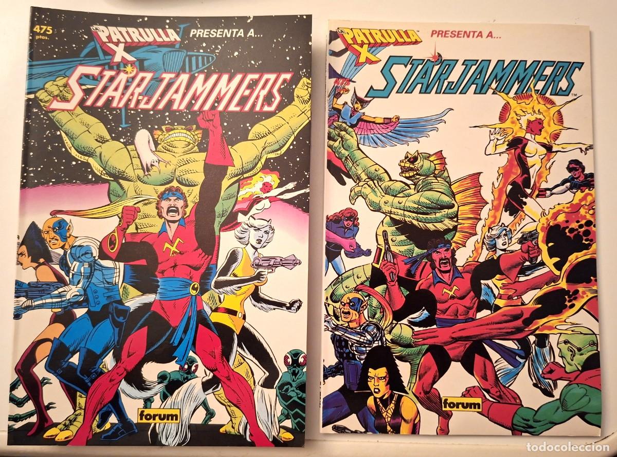 C&oacute;mics: Patrulla X presenta Starjammers - 2 ejemplares - Colecci&oacute;n Prestige n&uacute;meros 17 y 18 -