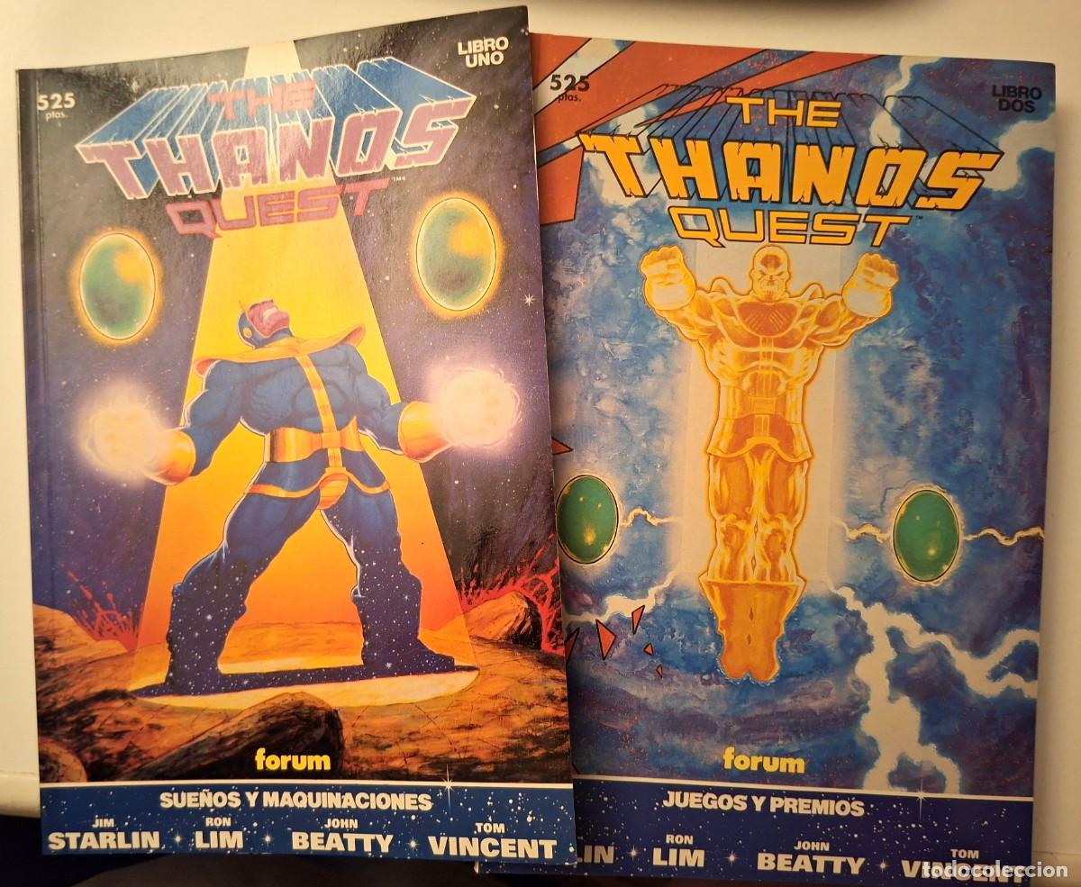 Comics: The Thanos Quest - 2 ejemplares - Colecci&oacute;n Prestige n&uacute;meros 37 y 38 -