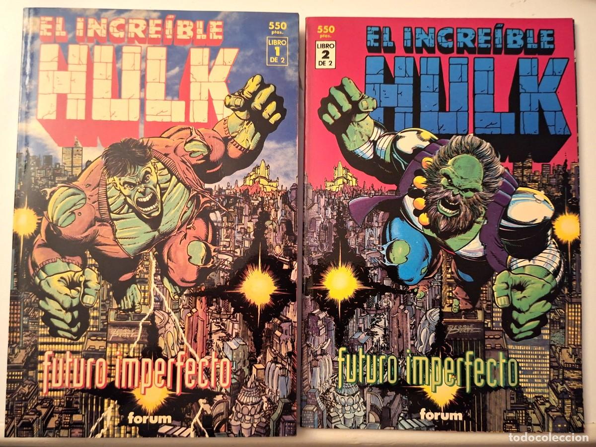 C&oacute;mics: El Incre&iacute;ble Hulk: Futuro Imperfecto - 2 ejemplares - Colecci&oacute;n Prestige n&uacute;meros 59 y 60 -