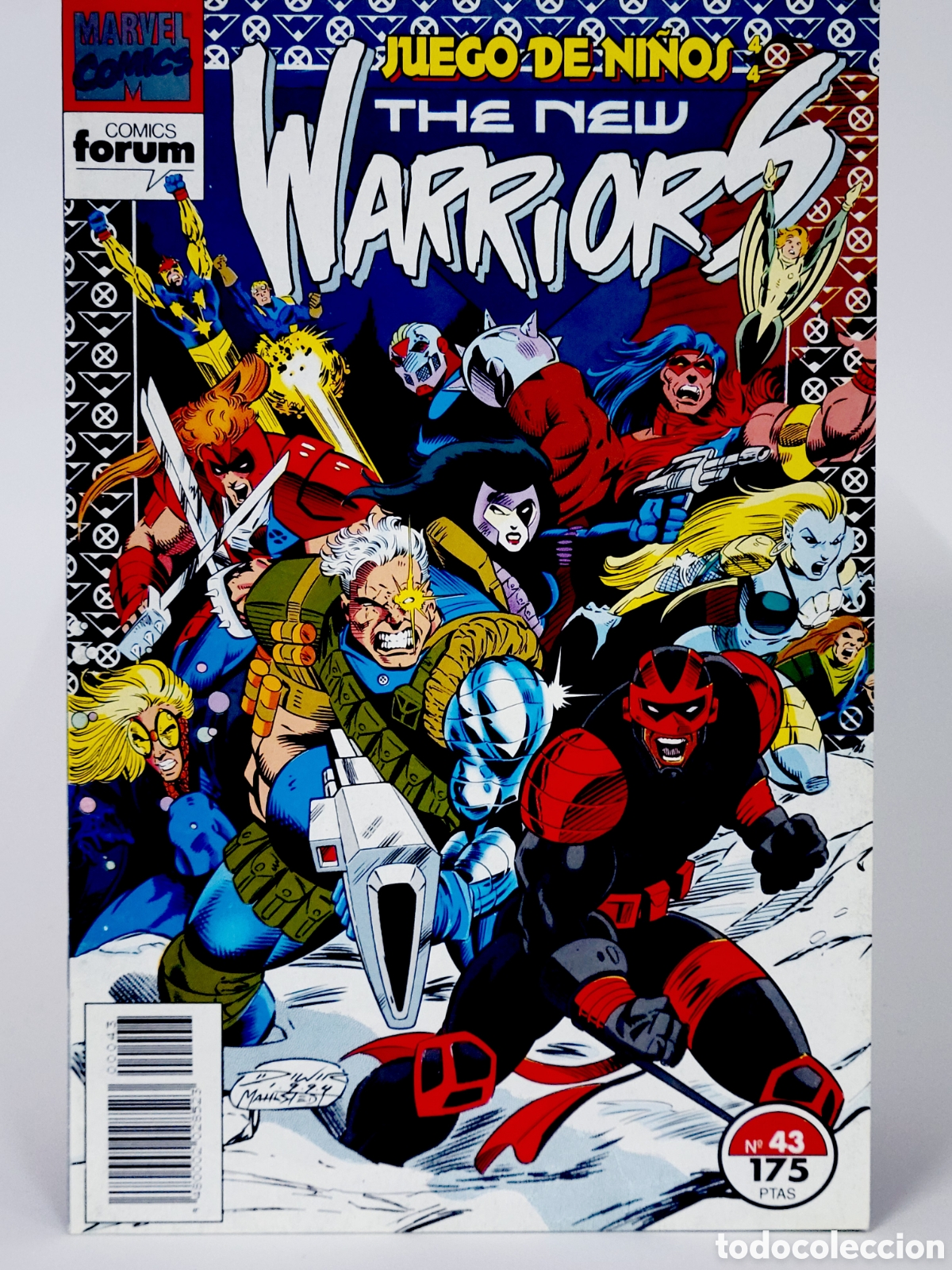 Comics: C&Oacute;MIC THE NEW WARRIORS 43 VOL.1 FORUM MARVEL GRAPA VOLUMEN DE KIOSCO