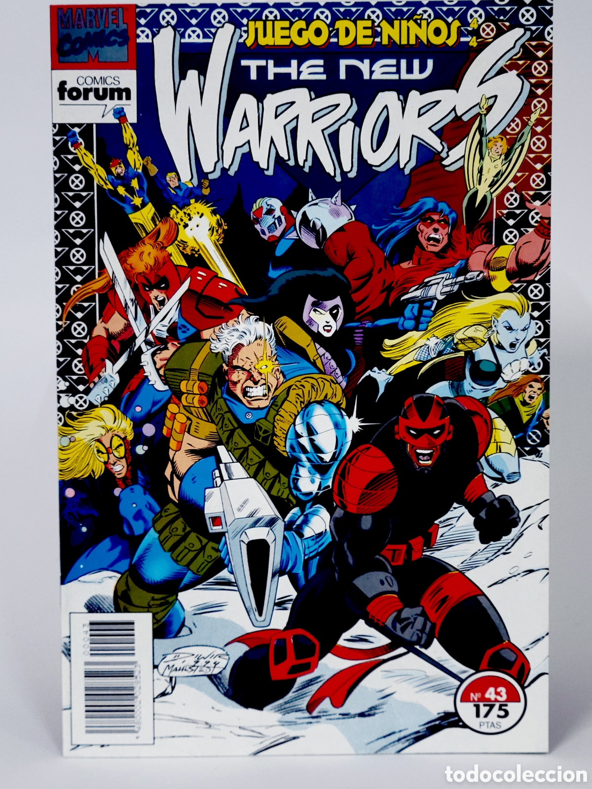 Comics: C&Oacute;MIC THE NEW WARRIORS 43 VOL.1 FORUM MARVEL GRAPA VOLUMEN DE KIOSCO