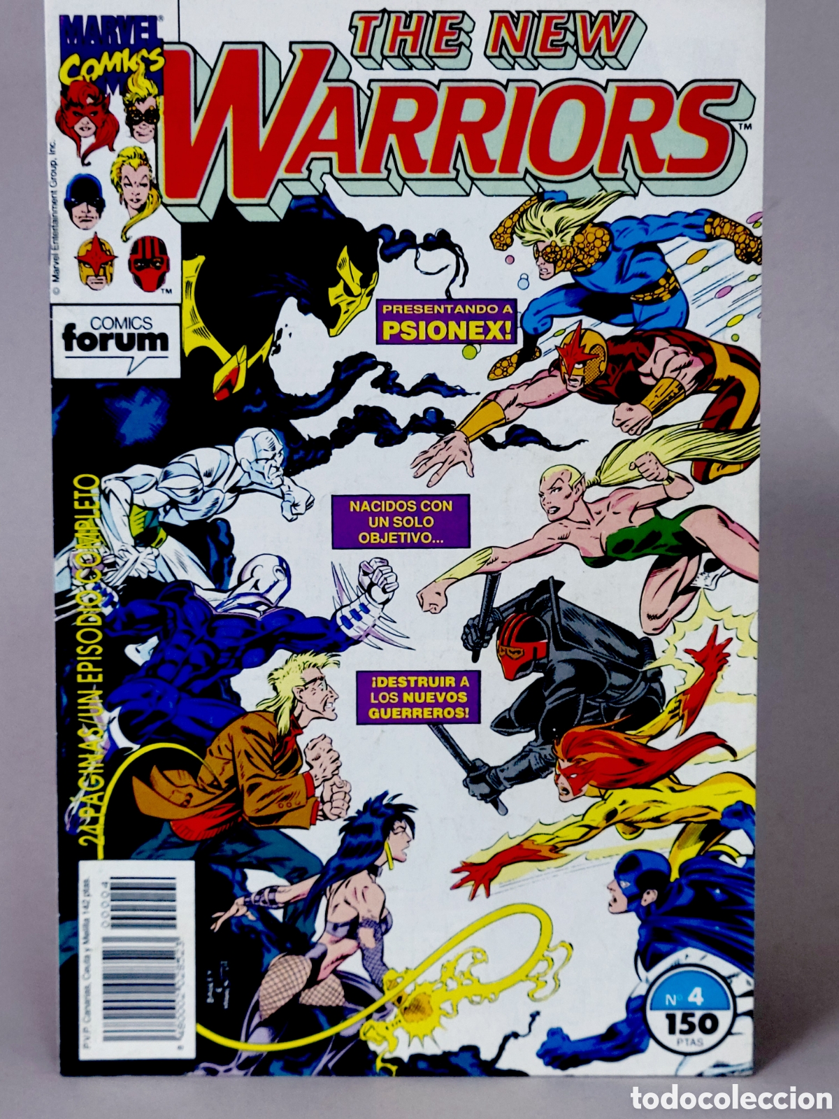 Comics : C&Oacute;MIC THE NEW WARRIORS 4 VOL.1 FORUM MARVEL GRAPA VOLUMEN DE KIOSCO