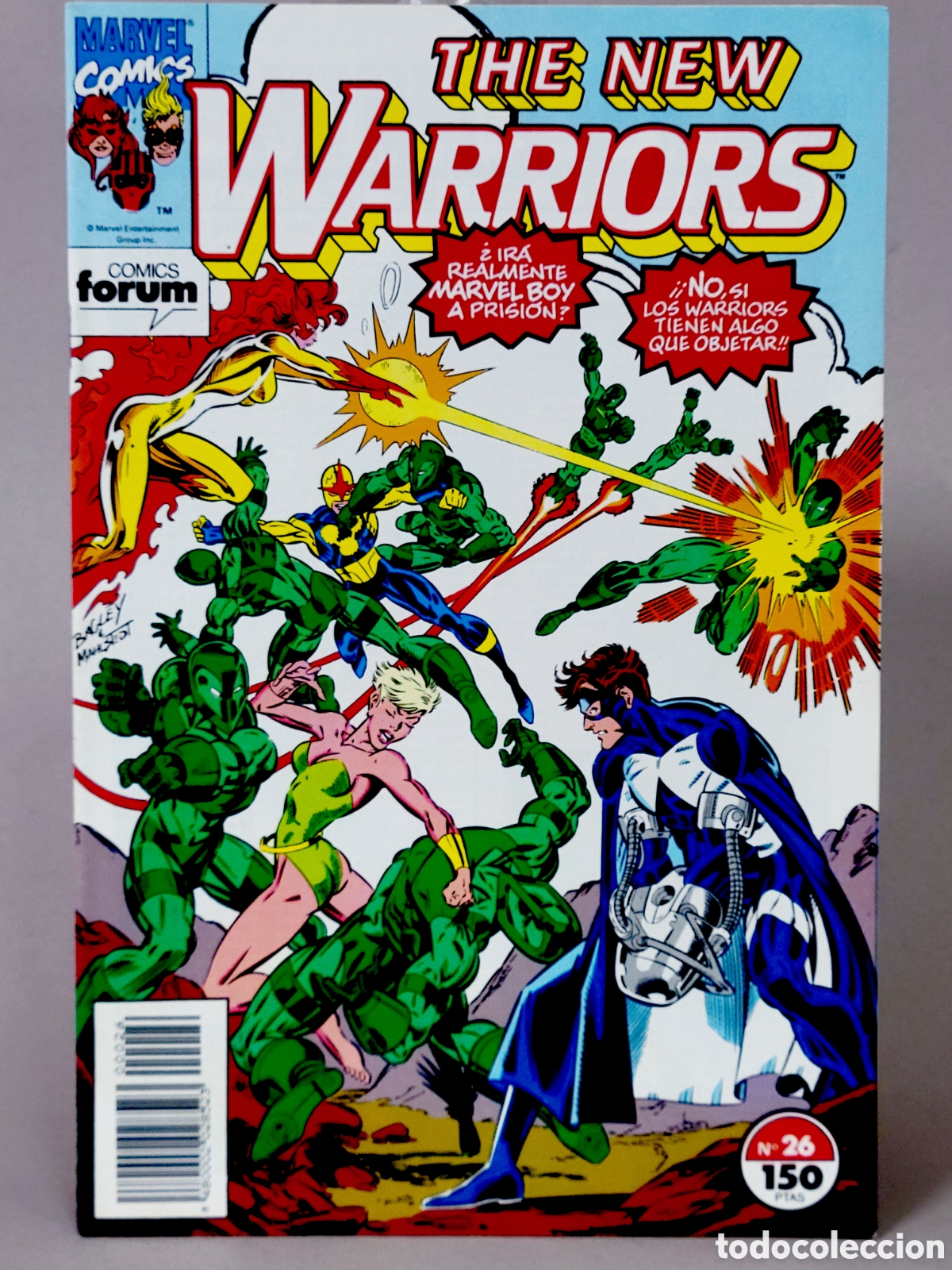 C&oacute;mics: C&Oacute;MIC THE NEW WARRIORS 26 VOL.1 FORUM MARVEL GRAPA VOLUMEN DE KIOSCO