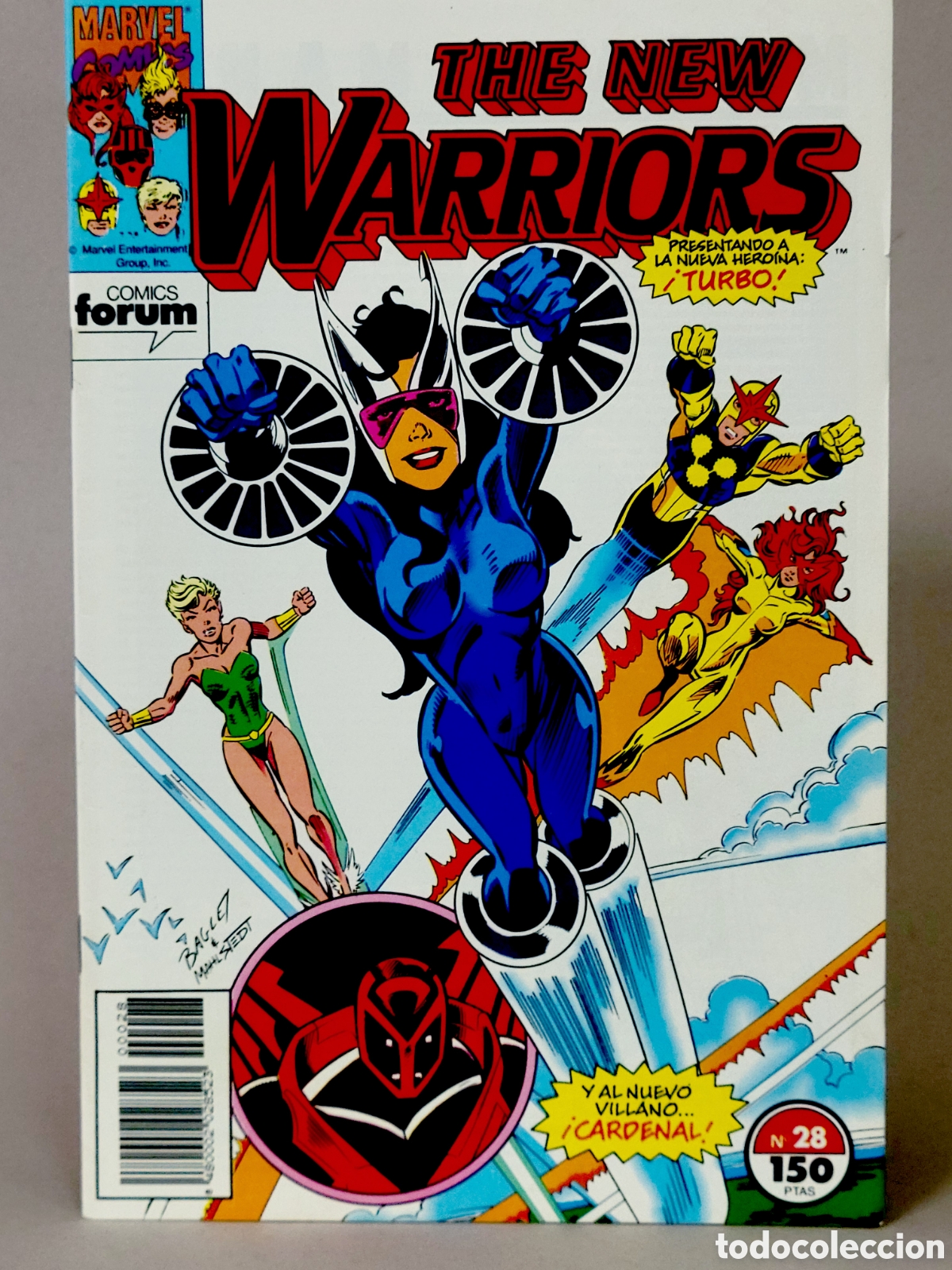 Fumetti: C&Oacute;MIC THE NEW WARRIORS 28 VOL.1 FORUM MARVEL GRAPA VOLUMEN DE KIOSCO
