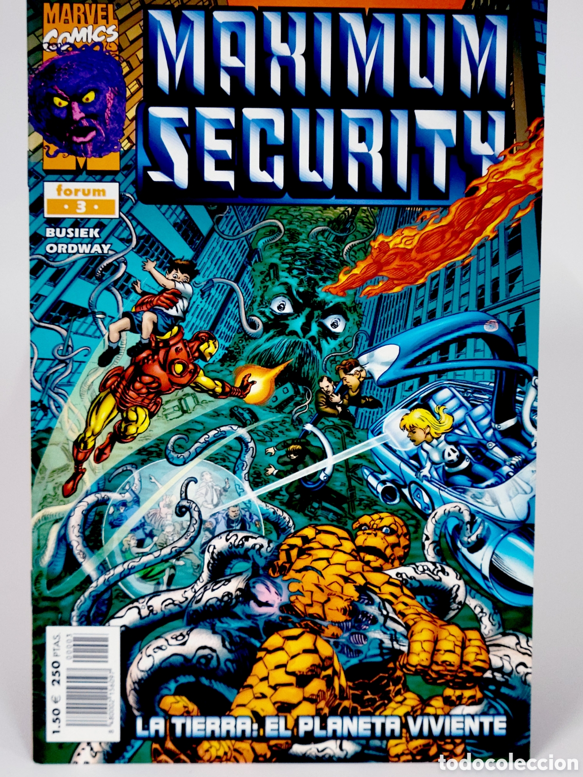C&oacute;mics: C&Oacute;MIC MAXIMUM SECURITY 3 FORUM MARVEL GRAPA DE KIOSCO