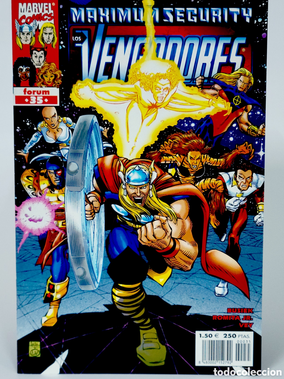 Comics: C&Oacute;MIC LOS VENGADORES 35 VOL.2 MAXIMUM SECURITY FORUM MARVEL VOLUMEN GRAPA DE KIOSCO