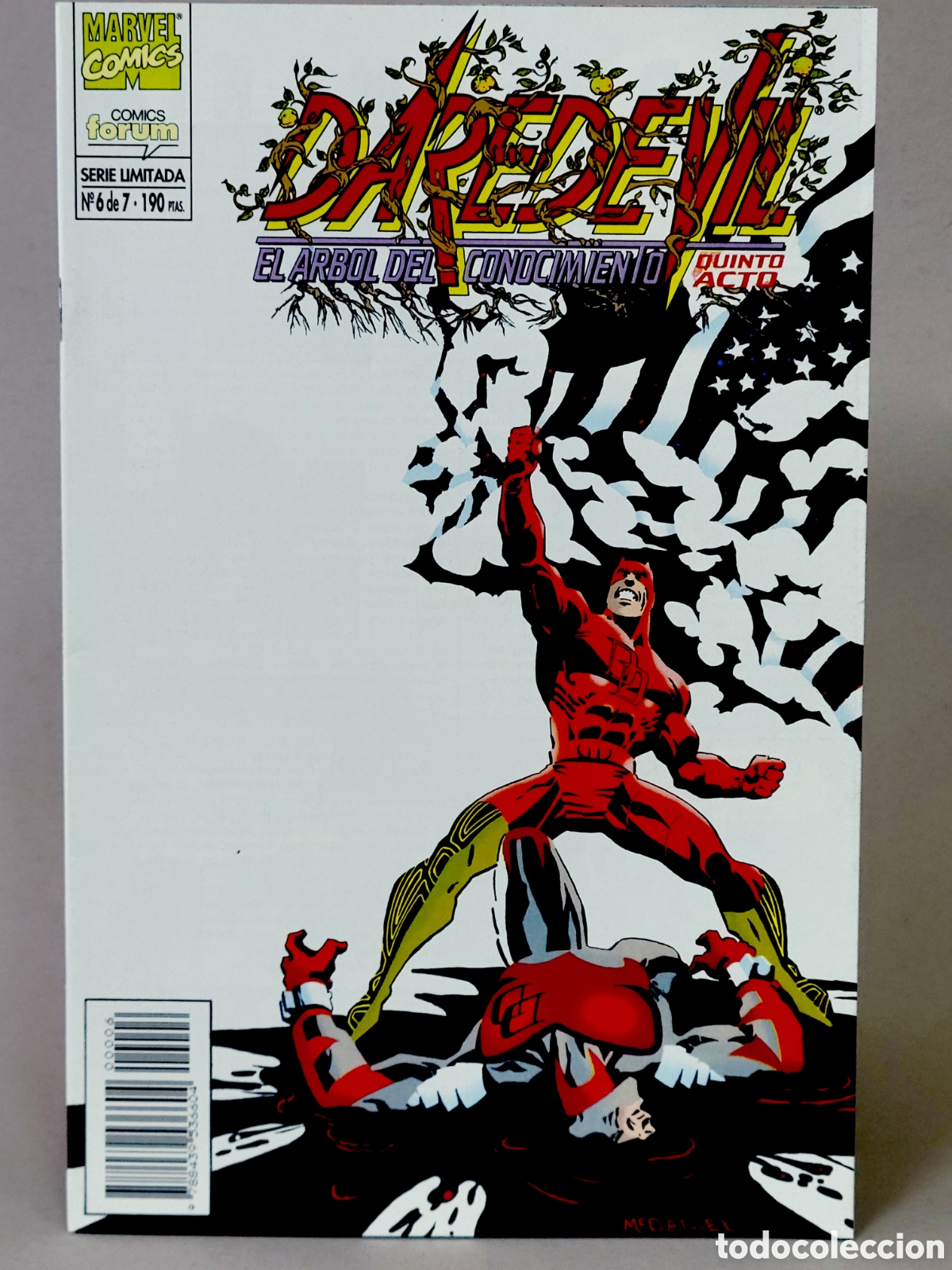 C&oacute;mics: C&Oacute;MIC DAREDEVIL 6 EL &Aacute;RBOL DEL CONOCIMIENTO FORUM MARVEL GRAPA DE KIOSCO - Foto 1