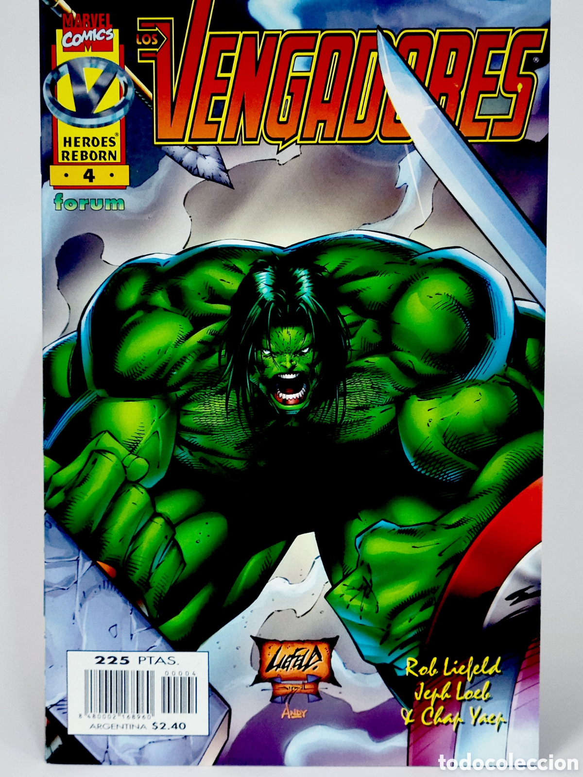 Comics: C&Oacute;MIC HEROES REBORN LOS VENGADORES 4 FORUM MARVEL GRAPA DE KIOSCO