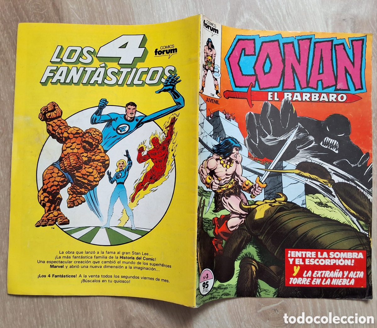 Comics: Conan el barbaro comic n&uacute;mero 3 a&ntilde;o 1983 edita forum