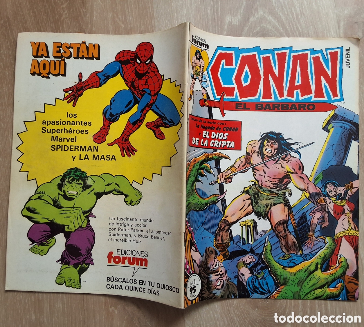 Fumetti: Conan el barbaro comic n&uacute;mero 1 incluye poster edita forum