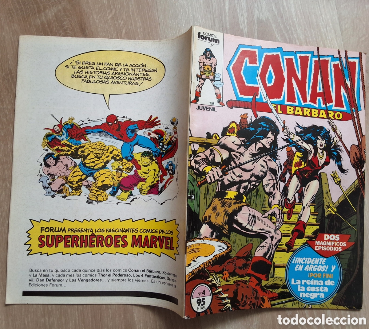 C&oacute;mics: Conan el barbaro comic n&uacute;mero 4 edita forum