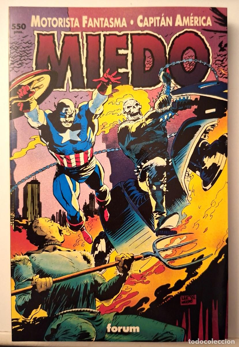 Comics : Motorista Fantasma y Capit&aacute;n Am&eacute;rica: Miedo - Colecci&oacute;n Prestige n&uacute;mero 58 -