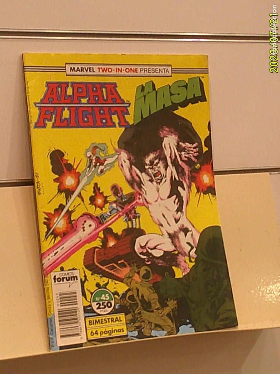 C&oacute;mics: MARVEL TWO IN ONE PRESENTA ALPHA FLIGHT & LA MASA N&ordm; 45 - FORUM - Foto 1