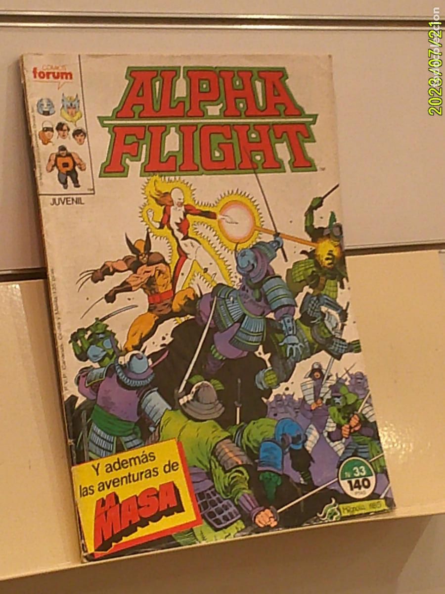 C&oacute;mics: ALPHA FLIGHT VOL. 1 N&ordm; 33 MARVEL - FORUM - Foto 1