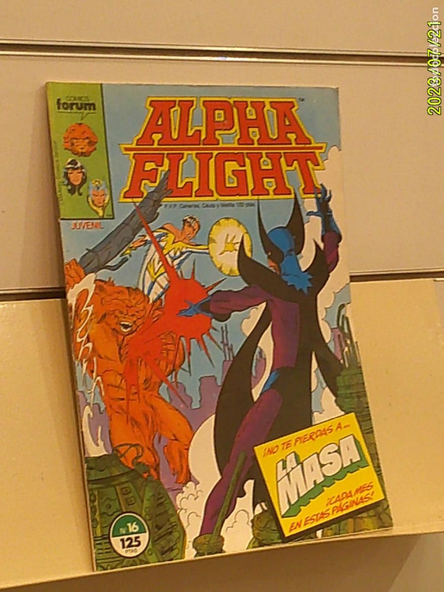 C&oacute;mics: ALPHA FLIGHT VOL. 1 N&ordm; 16 MARVEL - FORUM - Foto 1