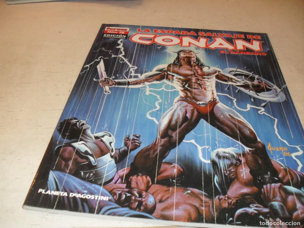 C&oacute;mics: LA ESPADA SALVAJE DE CONAN N&ordm;76,GUARIDA DEL DIOS LAGARTO,DE 85,EDICION COLECCIONISTAS.FORUM,2005