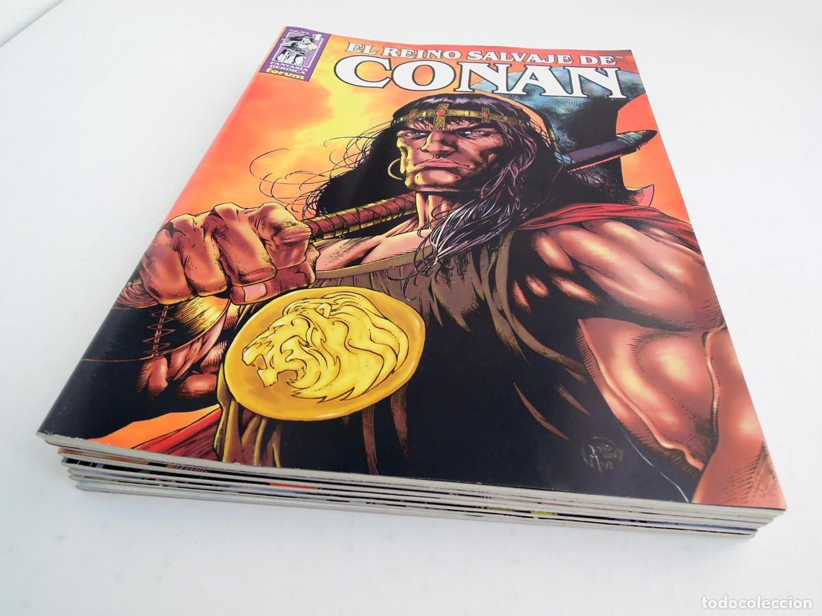C&oacute;mics: El reino salvaje de Conan - Lote de 8 n&uacute;meros (del 1 al 8) - Forum/Planeta DeAgostini - EX/EX