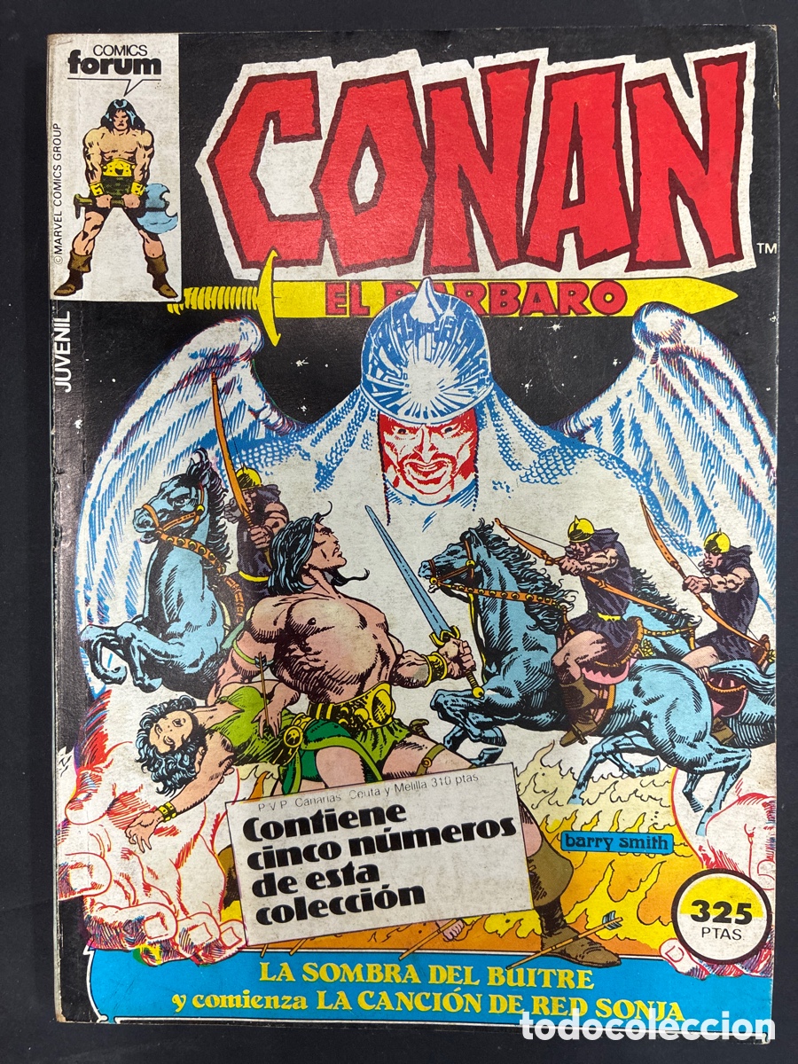 Comics : COMIC RETAPADO CONAN EL BARBARO CONTIENE LOS NUMEROS DEL 76 AL 80 EDITORIAL FORUM