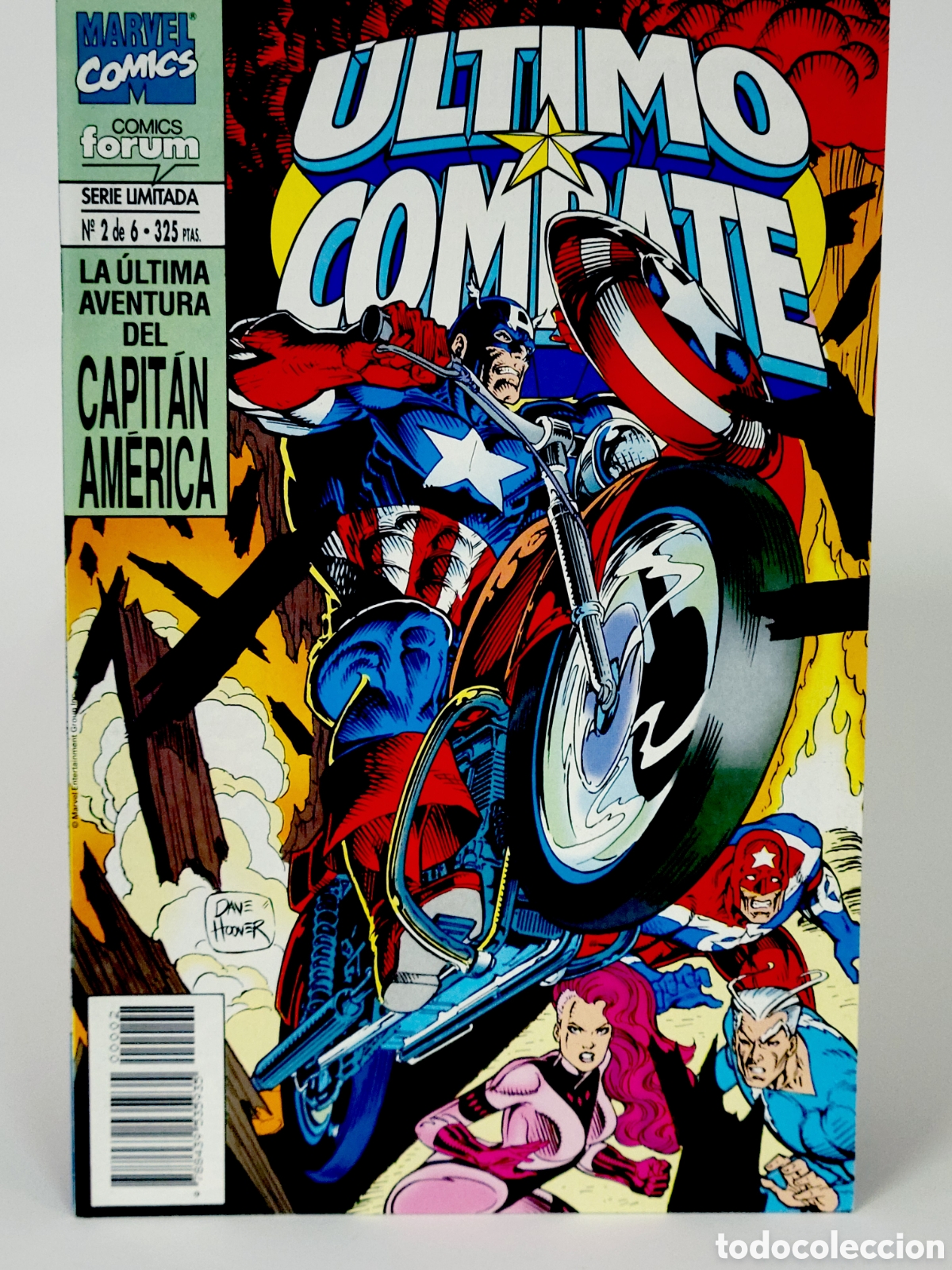 C&oacute;mics: C&Oacute;MIC CAPITAN AM&Eacute;RICA &Uacute;LTIMO COMBATE 2 FORUM MARVEL GRAPA DE KIOSCO - Foto 1
