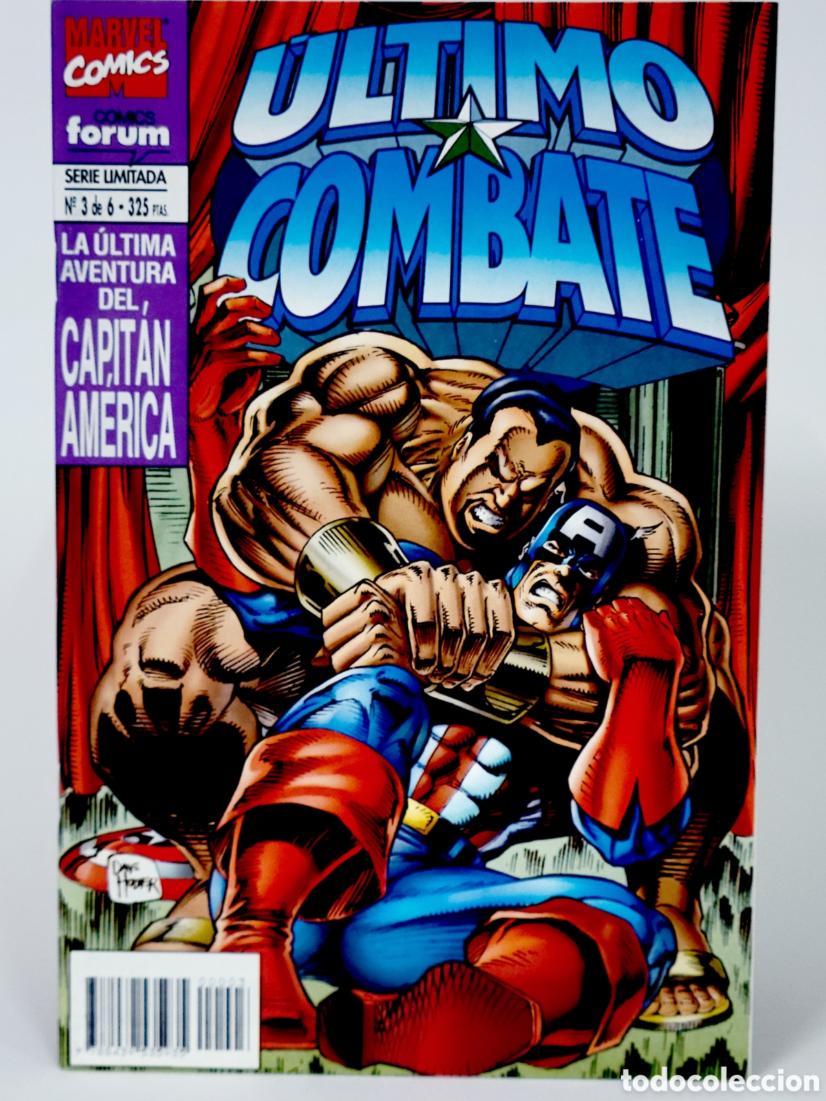 Comics: C&Oacute;MIC CAPITAN AM&Eacute;RICA &Uacute;LTIMO COMBATE 3 FORUM MARVEL GRAPA DE KIOSCO