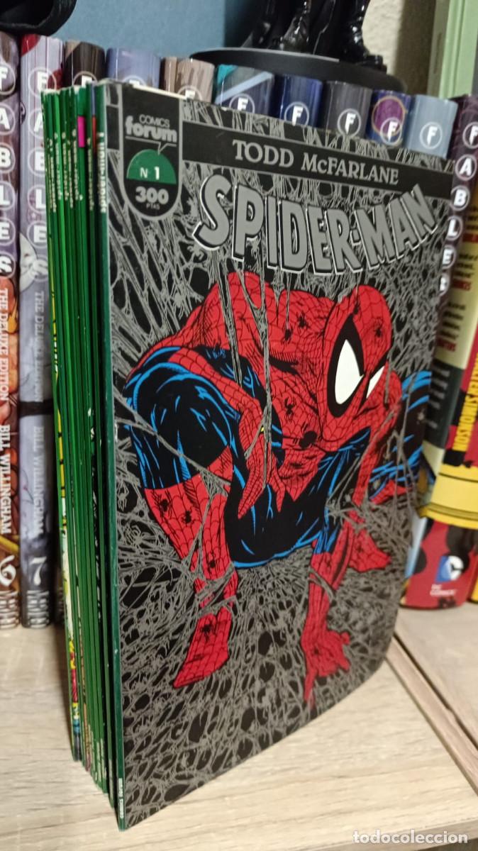 Comics: SPIDERMAN TODD MCFALANE COMPLETA 12 N&Uacute;MEROS FORUM - MUY BUEN ESTADO