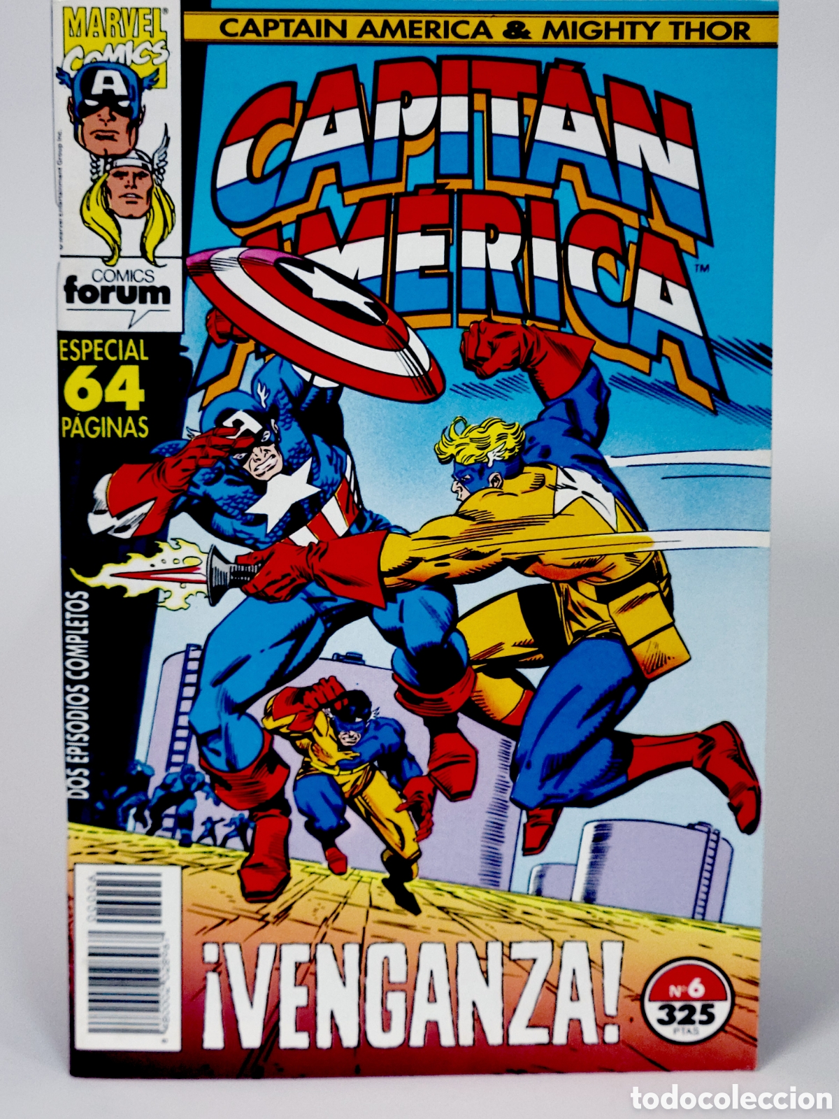 Comics: C&Oacute;MIC CAPITAN AM&Eacute;RICA THOR PODEROSO 6 VENGANZA FORUM MARVEL GRAPA DE KIOSCO