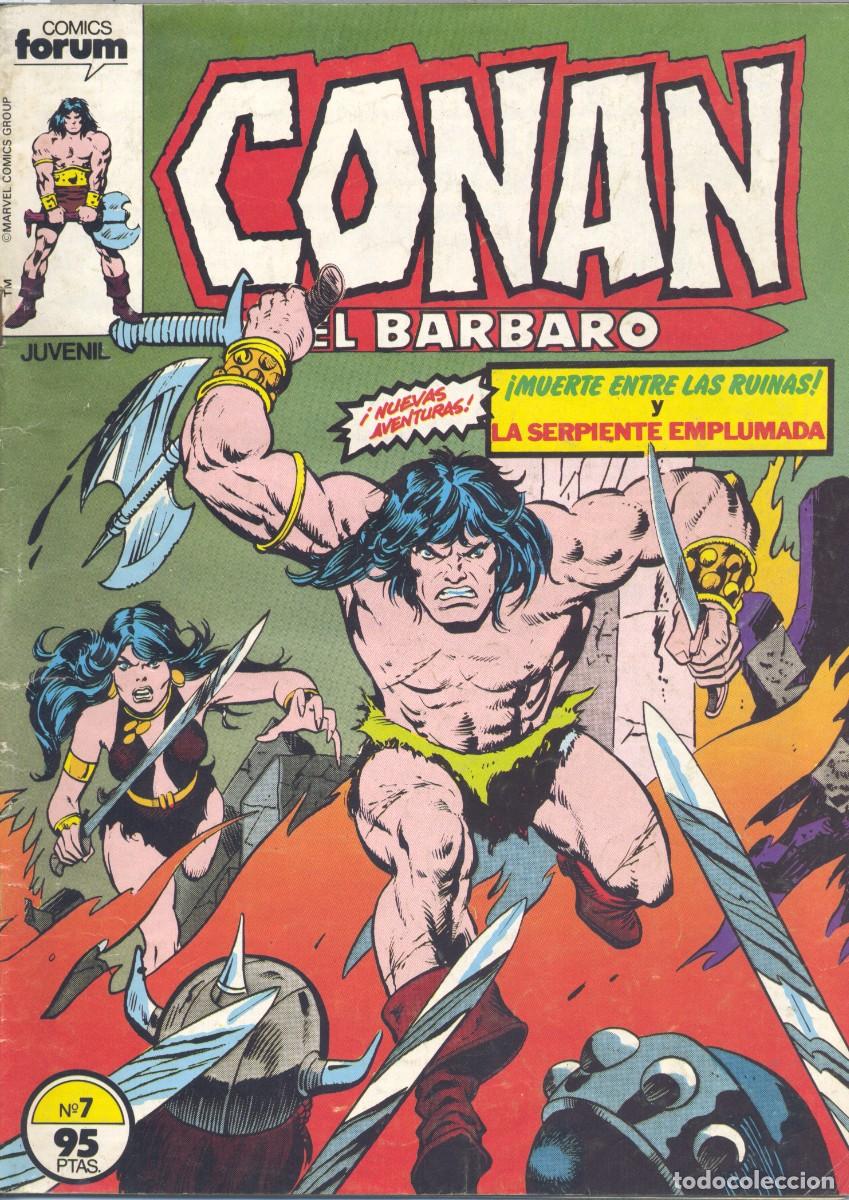 C&oacute;mics: CONAN EL BARBARO 7. EDICIONES FORUM, 1983