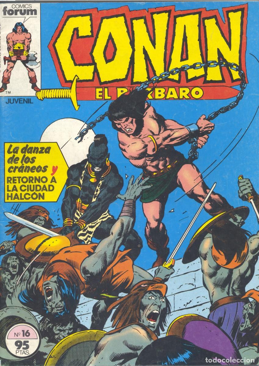 C&oacute;mics: CONAN EL BARBARO 16. EDICIONES FORUM, 1983 - Foto 1