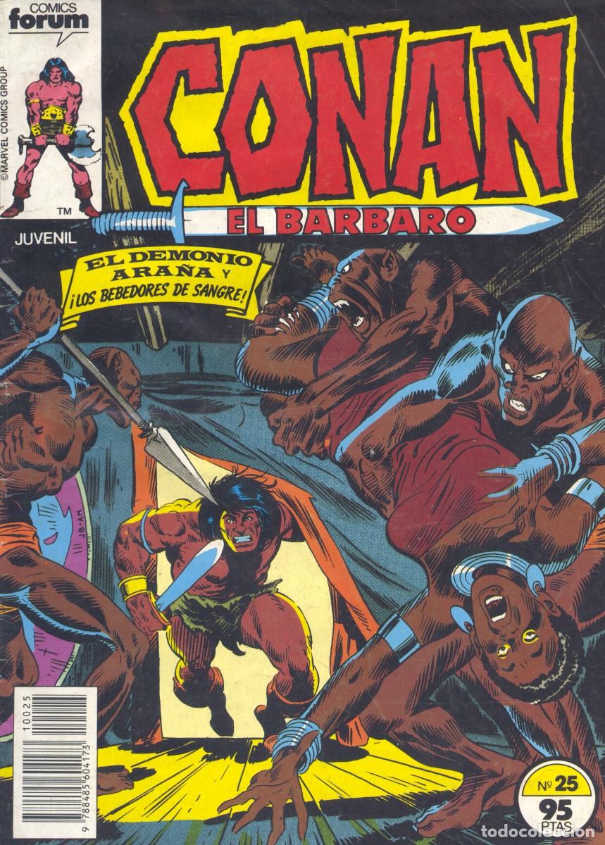 C&oacute;mics: CONAN EL BARBARO 25. EDICIONES FORUM, 1983
