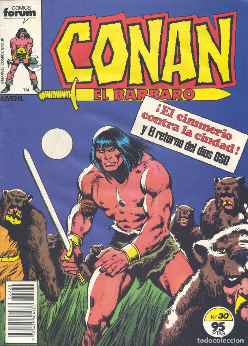 C&oacute;mics: CONAN EL BARBARO 30. EDICIONES FORUM, 1983 - Foto 1