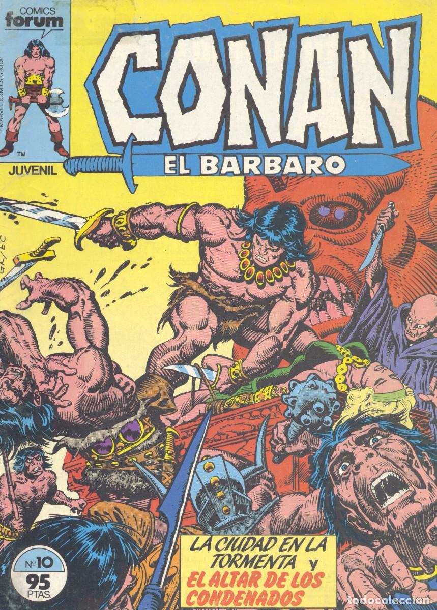 Comics: CONAN EL BARBARO 10. EDICIONES FORUM, 1983