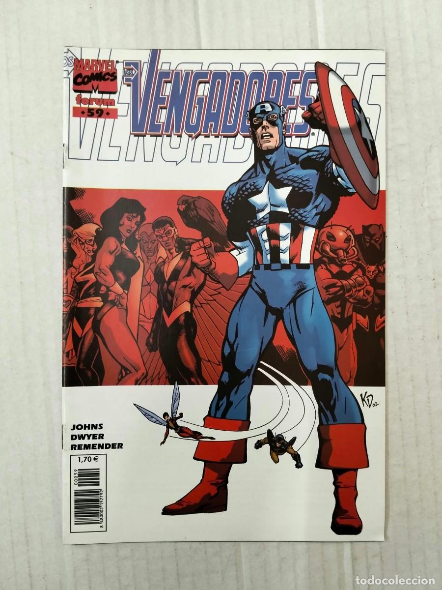 Comics: LOS VENGADORES n&ordm; 59. Johns, Dwyer, Remender